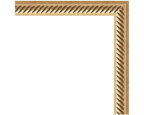 Заказать Зеркало Evoform Definite 68х68 BY 0657 в багетной раме - Витое золото 28 мм в магазине сантехники Santeh-Crystal.ru