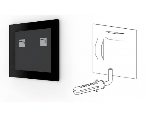 Заказать Зеркало Evoform Definite 68х68 BY 0657 в багетной раме - Витое золото 28 мм в магазине сантехники Santeh-Crystal.ru