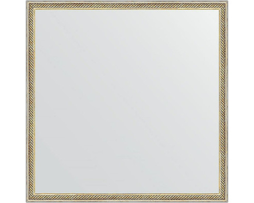 Заказать Зеркало Evoform Definite 68х68 BY 0657 в багетной раме - Витое золото 28 мм в магазине сантехники Santeh-Crystal.ru
