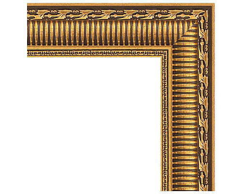 Купить Зеркало Evoform Definite 154х74 BY 1118 в багетной раме - Золотой акведук 61 мм в магазине сантехники Santeh-Crystal.ru