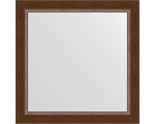 Купить Зеркало Evoform Definite 66х66 BY 0784 в багетной раме - Орех 65 мм в магазине сантехники Santeh-Crystal.ru