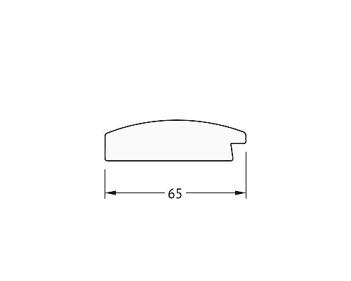 Купить Зеркало Evoform Definite 66х66 BY 0784 в багетной раме - Орех 65 мм в магазине сантехники Santeh-Crystal.ru