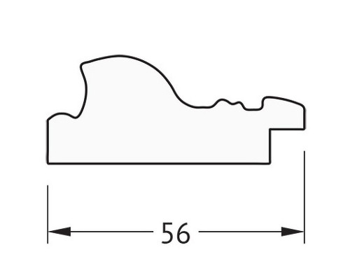 Заказать Зеркало Evoform Definite 154х74 BY 3328 в багетной раме - Виньетка состаренное серебро 56 мм в магазине сантехники Santeh-Crystal.ru