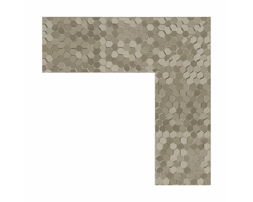 Заказать Зеркало Evoform Definite 156х76 BY 3340 в багетной раме - Соты титан 70 мм в магазине сантехники Santeh-Crystal.ru