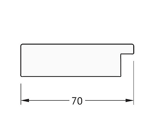 Купить Зеркало Evoform Definite 156х76 BY 3339 в багетной раме - Соты алюминий 70 мм в магазине сантехники Santeh-Crystal.ru