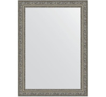 Зеркало Evoform Definite 74х54 BY 3040 в багетной раме - Виньетка состаренное серебро 56 мм