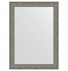 Зеркало Evoform Definite 74х54 BY 3040 в багетной раме - Виньетка состаренное серебро 56 мм