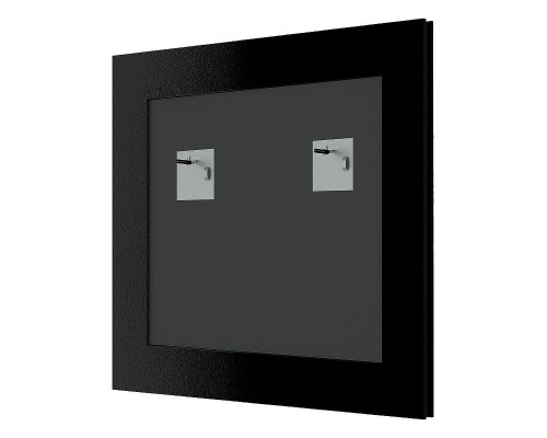 Заказать Зеркало Evoform Definite 73х73 BY 3160 в багетной раме - Вензель серебряный 101 мм в магазине сантехники Santeh-Crystal.ru