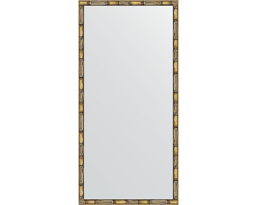 Приобрести Зеркало Evoform Definite 97х47 BY 0695 в багетной раме - Золотой бамбук 24 мм в магазине сантехники Santeh-Crystal.ru