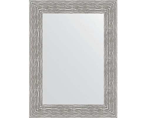 Заказать Зеркало Evoform Definite 80х60 BY 3057 в багетной раме - Волна хром 90 мм в магазине сантехники Santeh-Crystal.ru