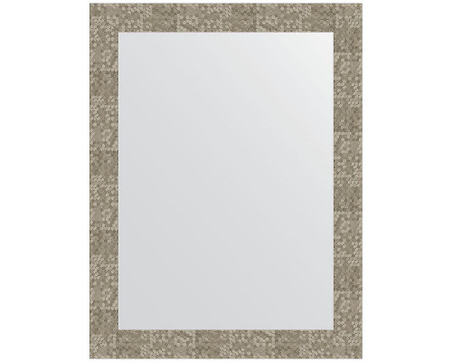 Купить Зеркало Evoform Definite 86х66 BY 3180 в багетной раме - Соты титан 70 мм в магазине сантехники Santeh-Crystal.ru