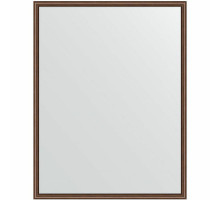 Зеркало Evoform Definite 88х68 BY 0672 в багетной раме - Орех 22 мм