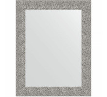 Зеркало Evoform Definite 90х70 BY 3183 в багетной раме - Чеканка серебряная 90 мм