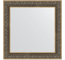 Зеркало Evoform Definite 83х83 BY 3256 в багетной раме - Вензель серебряный 101 мм