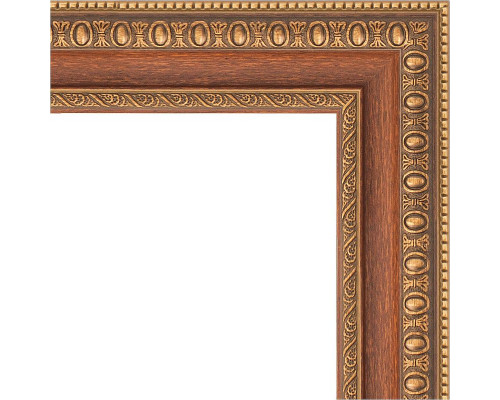 Приобрести Зеркало Evoform Definite 75х55 BY 3043 в багетной раме - Бронзовые бусы на дереве 60 мм в магазине сантехники Santeh-Crystal.ru