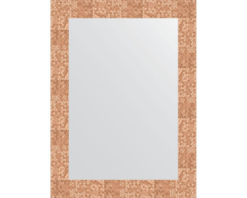 Купить Зеркало Evoform Definite 76х56 BY 3050 в багетной раме - Соты медь 70 мм в магазине сантехники Santeh-Crystal.ru