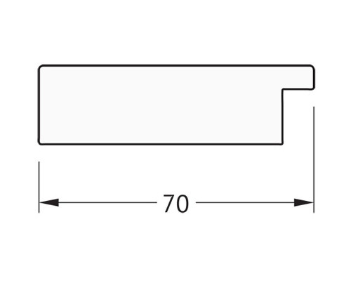 Купить Зеркало Evoform Definite 76х56 BY 3050 в багетной раме - Соты медь 70 мм в магазине сантехники Santeh-Crystal.ru