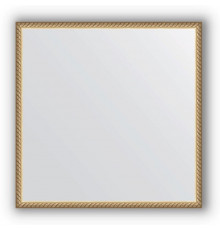 Зеркало Evoform Definite 68х68 Витая латунь