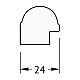 Приобрести Зеркало Evoform Definite 87х67 BY 0677 в багетной раме - Серебряный бамбук 24 мм в магазине сантехники Santeh-Crystal.ru