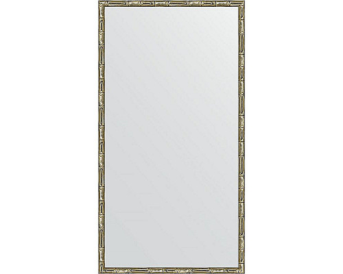 Заказать Зеркало Evoform Definite 107х57 BY 0728 в багетной раме - Серебряный бамбук 24 мм в магазине сантехники Santeh-Crystal.ru