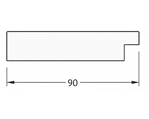Заказать Зеркало Evoform Definite Floor 201х111 BY 6021 в багетной раме - Чеканка серебряная 90 мм в магазине сантехники Santeh-Crystal.ru