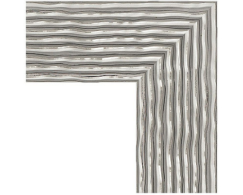 Заказать Зеркало Evoform Definite Floor 201х111 BY 6023 в багетной раме - Волна хром 90 мм в магазине сантехники Santeh-Crystal.ru