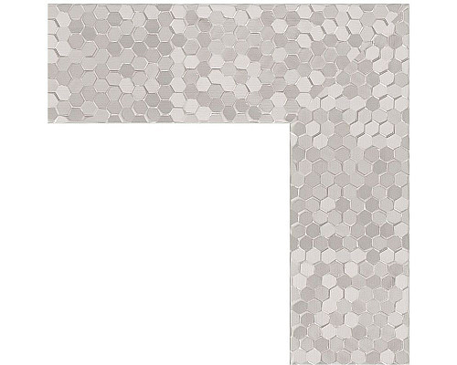 Заказать Зеркало Evoform Definite Floor 197х108 BY 6017 в багетной раме - Соты алюминий 70 мм в магазине сантехники Santeh-Crystal.ru