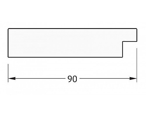 Заказать Зеркало Evoform Definite Floor 201х81 BY 6012 в багетной раме - Алюминий 90 мм в магазине сантехники Santeh-Crystal.ru