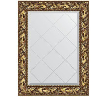 Зеркало Evoform Exclusive-G 91х69 BY 4113 с гравировкой в багетной раме - Византия золото 99 мм