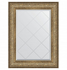 Зеркало Evoform Exclusive-G 93х70 BY 4124 с гравировкой в багетной раме - Виньетка античная бронза 109 мм