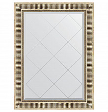 Зеркало Evoform Exclusive-G 105х77 BY 4196 с гравировкой в багетной раме - Серебряный акведук 93 мм