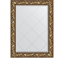 Зеркало Evoform Exclusive-G 106х79 BY 4199 с гравировкой в багетной раме - Византия золото 99 мм