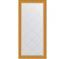 Зеркало Evoform Exclusive-G 157х75 BY 4267 с гравировкой в багетной раме - Сусальное золото 80 мм