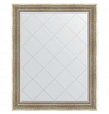 Зеркало Evoform Exclusive-G 122х97 BY 4368 с гравировкой в багетной раме - Серебряный акведук 93 мм