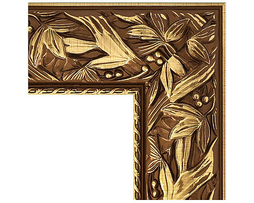 Купить Зеркало Evoform Exclusive-G 124х99 BY 4371 с гравировкой в багетной раме - Византия золото 99 мм в магазине сантехники Santeh-Crystal.ru