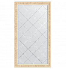 Зеркало Evoform Exclusive-G 170х95 BY 4398 с гравировкой в багетной раме - Старый гипс 82 мм