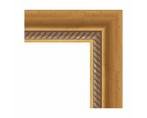 Купить Зеркало Evoform Exclusive-G 183х128 BY 4475 с гравировкой в багетной раме - Состаренное золото с плетением 70 мм в магазине сантехники Santeh-Crystal.ru