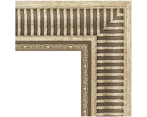 Приобрести Зеркало Evoform Exclusive-G 107х107 BY 4454 с гравировкой в багетной раме - Серебряный акведук 93 мм в магазине сантехники Santeh-Crystal.ru