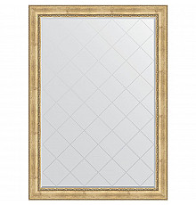 Зеркало Evoform Exclusive-G 192х137 BY 4514 с гравировкой в багетной раме - Состаренное серебро с орнаментом 120 мм