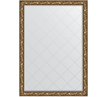 Зеркало Evoform Exclusive-G 188х134 BY 4500 с гравировкой в багетной раме - Византия золото 99 мм