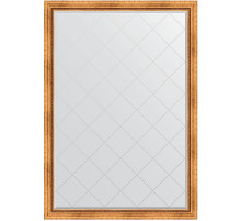 Зеркало Evoform Exclusive-G 186х131 BY 4490 с гравировкой в багетной раме - Римское золото 88 мм