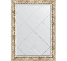 Зеркало Evoform Exclusive-G 101х73 BY 4177 с гравировкой в багетной раме - Прованс с плетением 70 мм