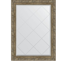Зеркало Evoform Exclusive-G 102х75 BY 4188 с гравировкой в багетной раме - Виньетка античная латунь 85 мм