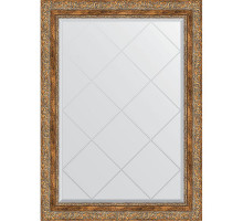 Зеркало Evoform Exclusive-G 102х75 BY 4187 с гравировкой в багетной раме - Виньетка античная бронза 85 мм