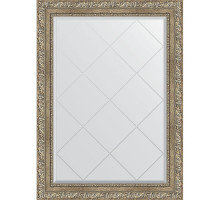 Зеркало Evoform Exclusive-G 102х75 BY 4186 с гравировкой в багетной раме - Виньетка античное серебро 85 мм