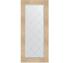 Зеркало Evoform Exclusive-G 126х56 BY 4064 с гравировкой в багетной раме - Золотые дюны 90 мм