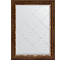 Зеркало Evoform Exclusive-G 104х76 BY 4191 с гравировкой в багетной раме - Римская бронза 88 мм