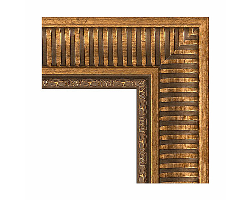 Купить Зеркало Evoform Exclusive-G 127х57 BY 4068 с гравировкой в багетной раме - Бронзовый акведук 93 мм в магазине сантехники Santeh-Crystal.ru