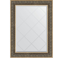 Зеркало Evoform Exclusive-G 106х79 BY 4207 с гравировкой в багетной раме - Вензель серебряный 101 мм