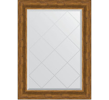 Зеркало Evoform Exclusive-G 106х79 BY 4204 с гравировкой в багетной раме - Травленая бронза 99 мм